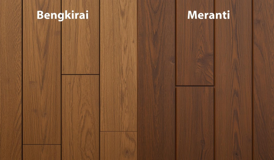Mana Lebih Tahan Cuaca? Perbandingan Kayu Bengkirai dan Meranti untuk Eksterior
